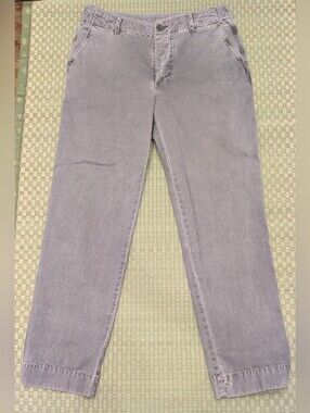 James Perse Rigid Canvas Pants Gray Men's Size 33 x 31